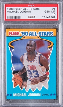 1990 Fleer All-Stars #5 Michael Jordan PSA10